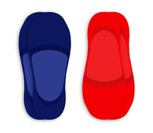 Фото - Набір бавовняних слідків від SOX (2 пари: сині + червоні) - Men box