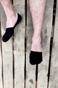 Фото - Комплект шкарпеток-невидимок SOX від українського виробника (2 пари: чорні + сірі) - Men box