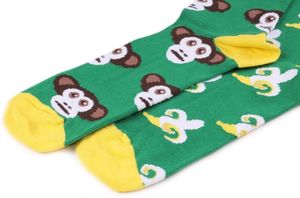 Фото - Разнопарные носки Albert от Sammy Icon с обезьянами и бананами - Men box