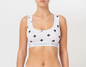 Фото - Топ від Sammy Icon білий з чорними хрестами - Men box