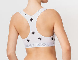 Фото - Топ від Sammy Icon білий з чорними хрестами - Men box