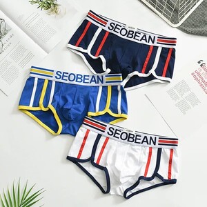 Фото - Темно-синие мужские боксеры  Seobean - Men box