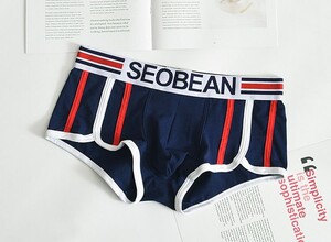 Фото - Темно-синие мужские боксеры  Seobean - Men box
