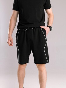 Фото - Спортивні шорти для чоловіків Pobedov Shape чорного кольору - Men box