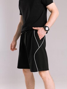 Фото - Спортивні шорти для чоловіків Pobedov Shape чорного кольору - Men box