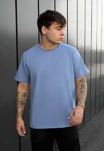 Фото - Светло-голубая летняя футболка Staff light blue - Men box