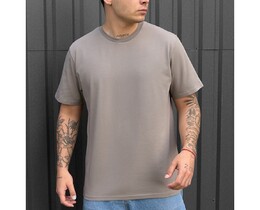 Фото - Однотонна футболка для чоловіків Staff gray - Men box