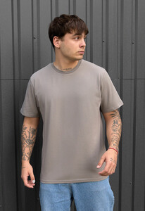 Фото - Однотонна футболка для чоловіків Staff gray - Men box