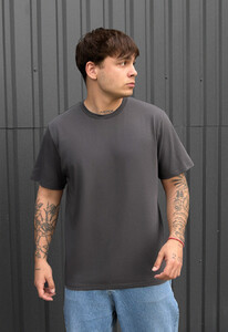Фото - Темно-серая футболка для парней Staff dark gray - Men box