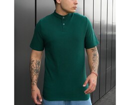 Фото - Однотонное поло зеленого цвета Staff lw green - Men box