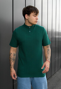 Фото - Однотонное поло зеленого цвета Staff lw green - Men box