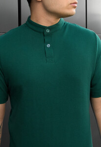 Фото - Однотонное поло зеленого цвета Staff lw green - Men box