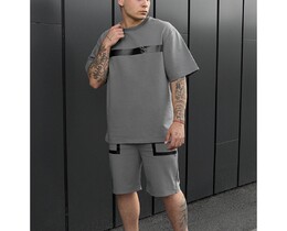 Фото - Спортивный комплект на лето Staff ra gray - Men box