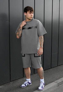 Фото - Спортивный комплект на лето Staff ra gray - Men box