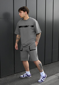 Фото - Спортивный комплект на лето Staff ra gray - Men box