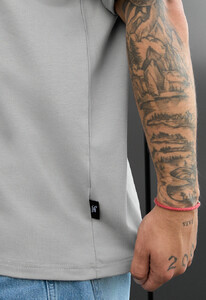 Фото - Базовая серая футболка для мужчин Staff reglan gray - Men box