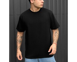 Фото - Однотонная футболка в черном цвете Staff black basic - Men box