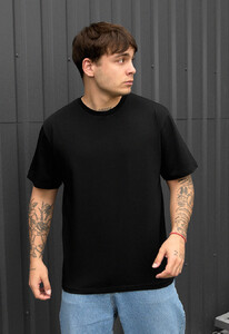 Фото - Однотонная футболка в черном цвете Staff black basic - Men box