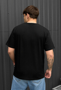 Фото - Однотонная футболка в черном цвете Staff black basic - Men box