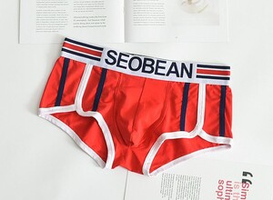 Фото - Боксеры красные с полосами Seobean - Men box