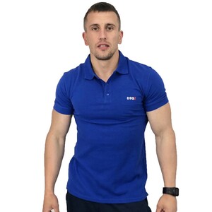 Фото - Чоловіча футболка поло від бренду Sport Line синього кольору - Men box