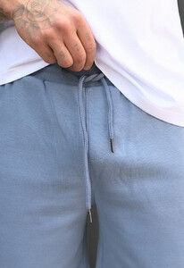 Фото - Светло-синие трикотажные шорты Staff ley light blue - Men box