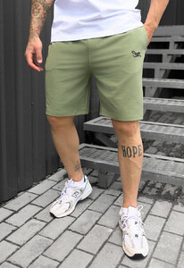 Фото - Летние шорты зеленого цвета Staff green logo - Men box