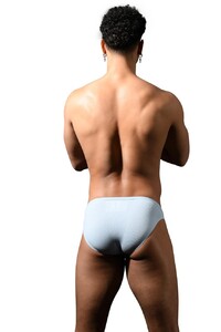 Фото - Трусы слипы голубого цвета от Andrew Christian Beater Brief - Men box