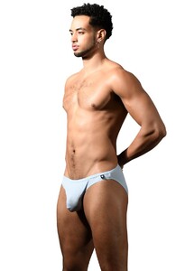 Фото - Трусы слипы голубого цвета от Andrew Christian Beater Brief - Men box