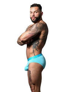 Фото - Мужские брифы голубого цвета Bamboo Brief от  Andrew Christian - Men box