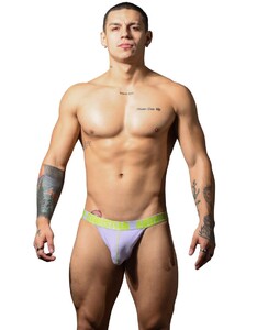 Фото - Мужские джоки лавандового цвета от Andrew Christian Happy Jock - Men box