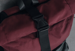 Фото - Міський рюзак для чоловіків Staff rolltop 22L black & bordo - Men box
