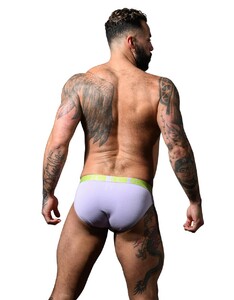 Фото - Бріфи лавандового кольору Happy Brief від бренду Andrew Christian - Men box