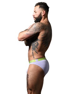 Фото - Бріфи лавандового кольору Happy Brief від бренду Andrew Christian - Men box
