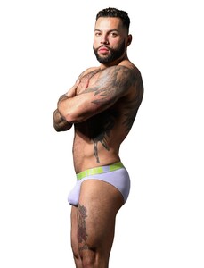 Фото - Бріфи лавандового кольору Happy Brief від бренду Andrew Christian - Men box