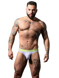 Фото - Бріфи лавандового кольору Happy Brief від бренду Andrew Christian - Men box