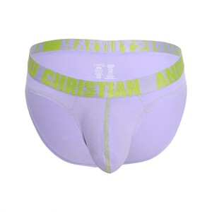 Фото - Бріфи лавандового кольору Happy Brief від бренду Andrew Christian - Men box