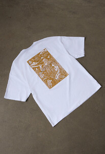 Фото - Патриотическая футболка Staff x Deep State Трембіта white oversize - Men box
