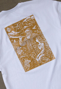 Фото - Патриотическая футболка Staff x Deep State Трембіта white oversize - Men box