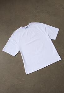 Фото - Патриотическая футболка Staff x Deep State Трембіта white oversize - Men box