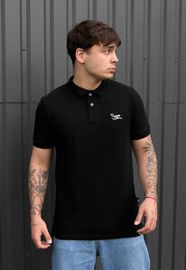 Фото - Универсальное поло черного цвета Staff black logo - Men box