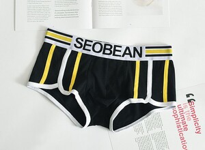 Фото - Интересные мужские боксеры черного цвета Seobean - Men box