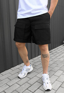 Фото - Базовые мужские шорты карго Staff cargo bit black - Men box