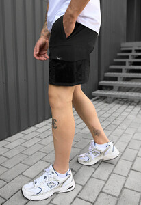 Фото - Мужские пляжные шорты черного цвета Staff vir black - Men box