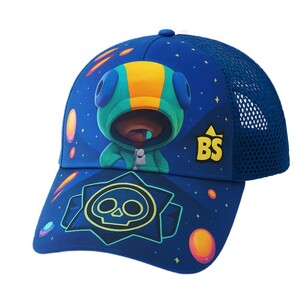Фото - Яркая бейсболка Sport Line синего цвета с рисунком Brawl Stars - Men box
