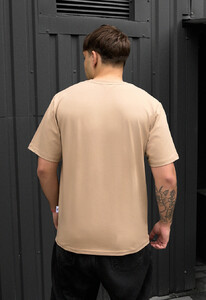 Фото - Однотонна чоловіча футболка Staff beige - Men box