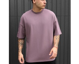 Фото - Фиолетовая оверсайз футболка Staff purple oversize - Men box