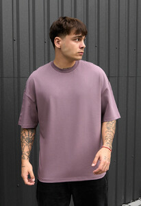 Фото - Фіолетова оверсайз футболка Staff purple oversize - Men box