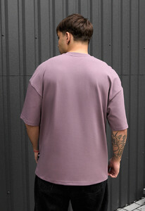Фото - Фіолетова оверсайз футболка Staff purple oversize - Men box