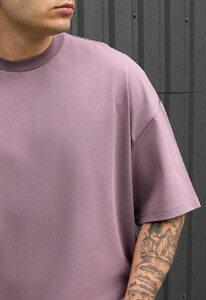 Фото - Фіолетова оверсайз футболка Staff purple oversize - Men box